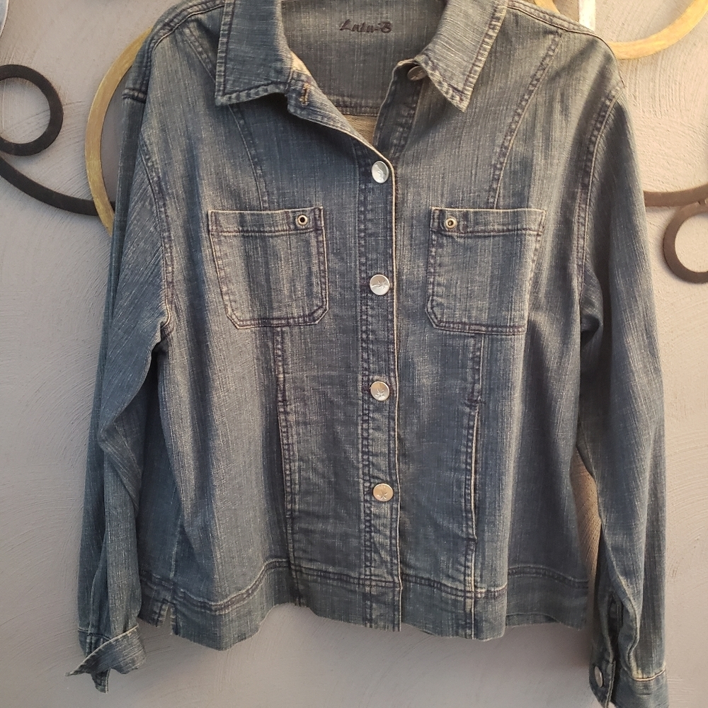 LULU-B Lightweight Jean Jacket/Top